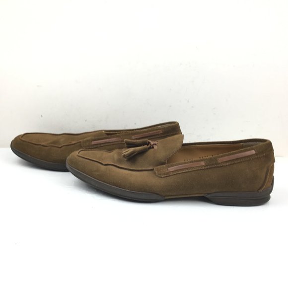 Salvatore Ferragamo Suede Tassel Loafers Size 10D main image 9